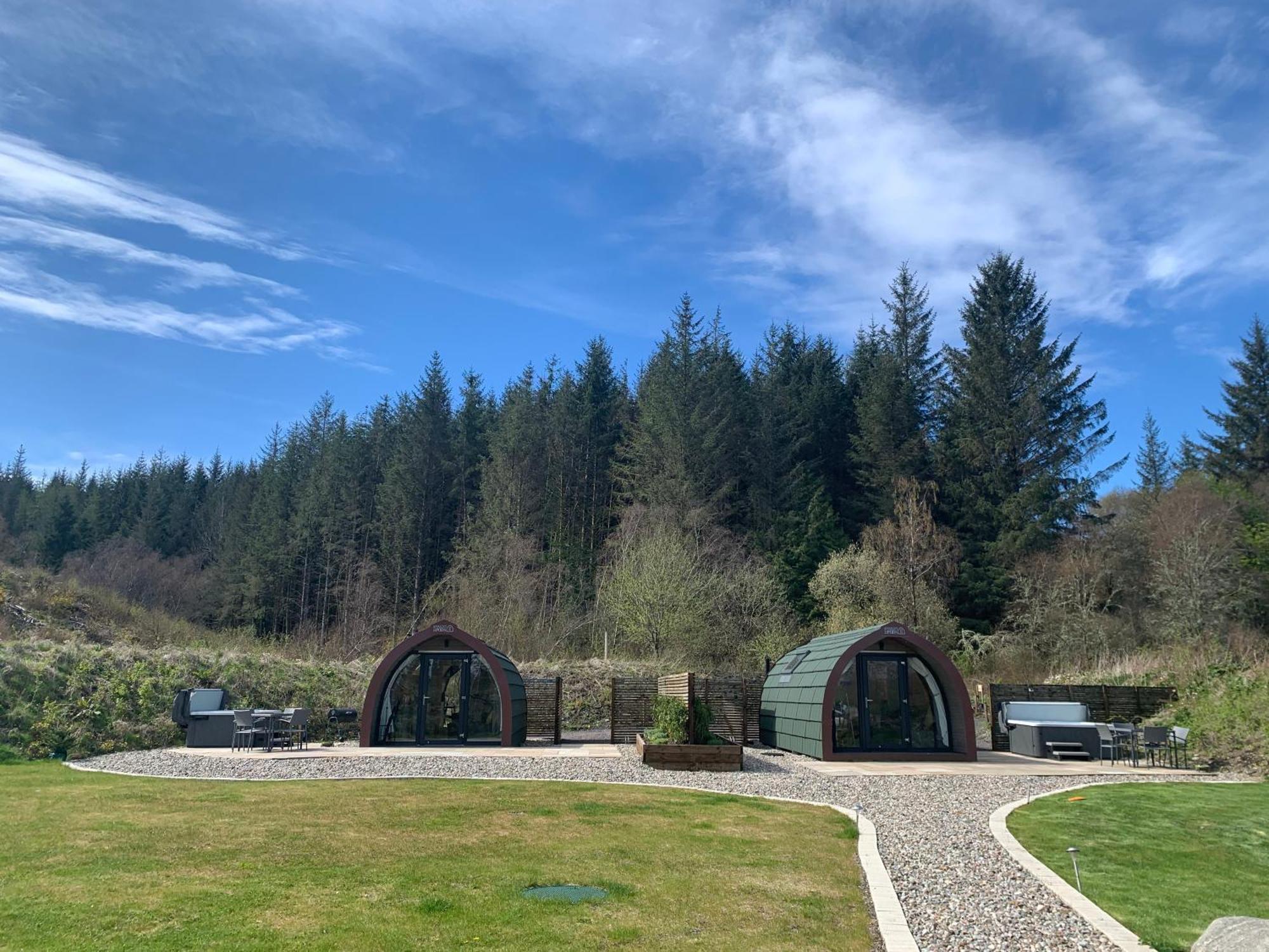 Red Squirrel Pod With Hot Tub Villa Oban Bagian luar foto