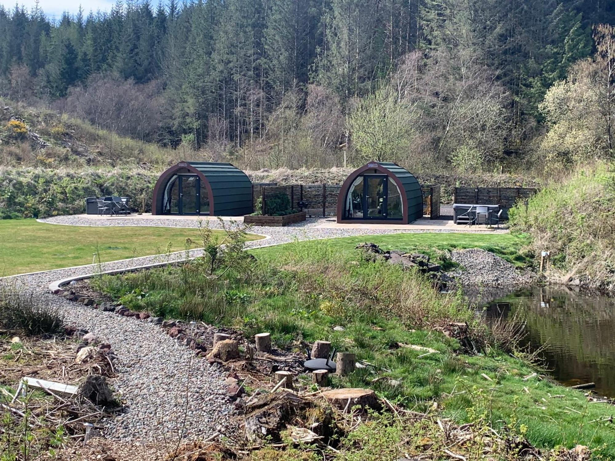 Red Squirrel Pod With Hot Tub Villa Oban Bagian luar foto