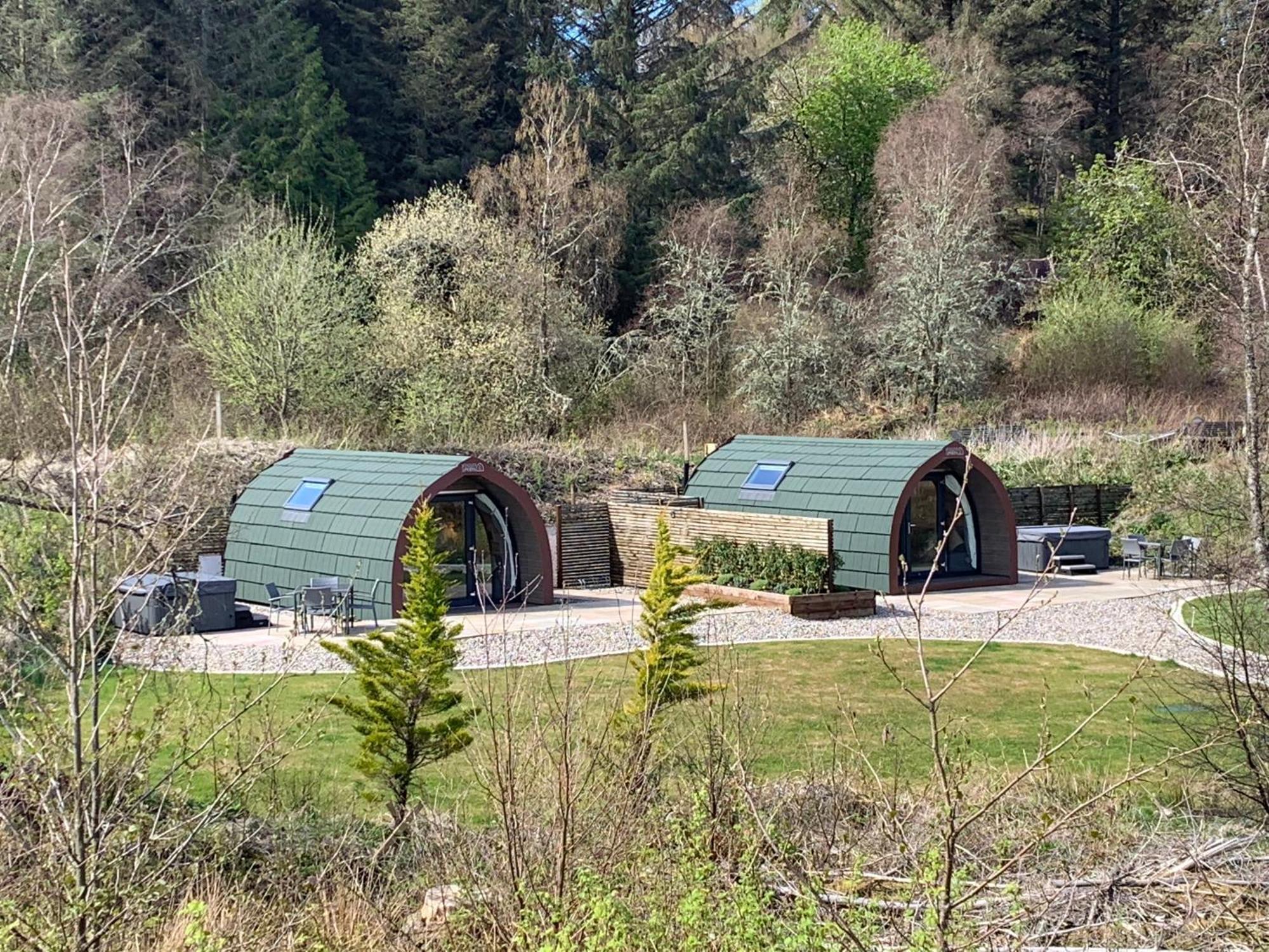Red Squirrel Pod With Hot Tub Villa Oban Bagian luar foto